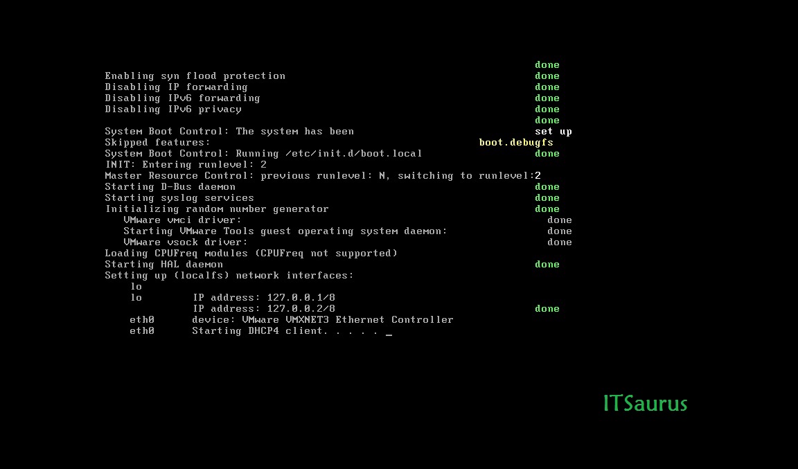 01 run to install take ip from DHCP